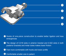 ORG lingual bracket Kit  (20 Brackets)