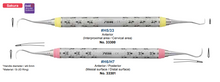 Hygienist est2 Scaler Pair, Sakura Handle